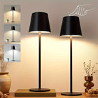 Lámpara de mesa para iluminación de dormitorio y escritorio | 2 L y Metal