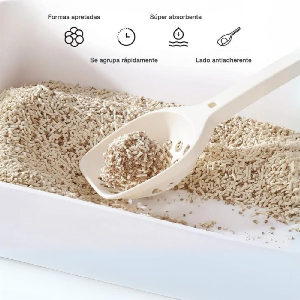 Arena para gatos de tofu, 6L, baja en polvo, sin polvo, fácil de aglomerar, desodorización de larga duración, súper absorbente, se puede tirar directamente al inodoro (original, sabor a manzana, lavanda, limón)