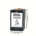 Cartuchos de Impresora Remanufacturados 304XL de Reemplazo para HP 304 XL Multipack y Color Compatibles con Envy 5000 5010 5020 5030 5032, Deskjet 2620 2622 2630 3720 3735 3750 3760 3762 3764