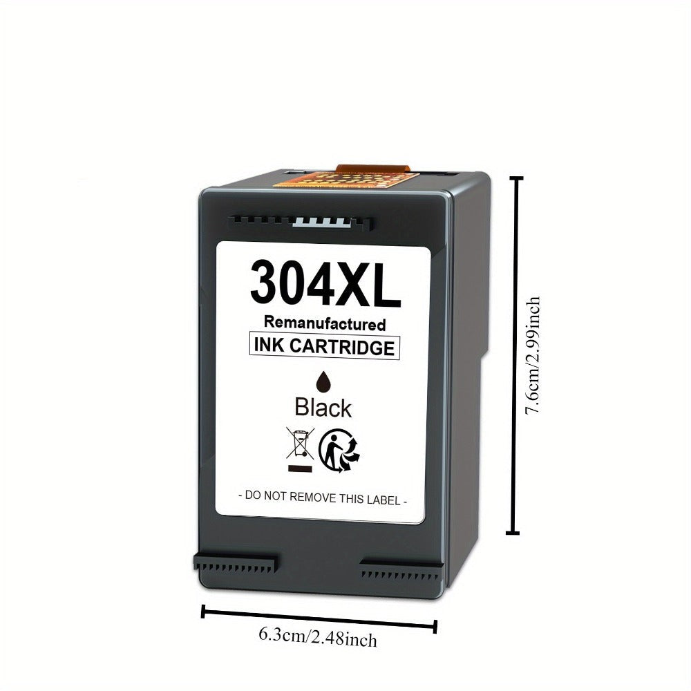Cartuchos de Impresora Remanufacturados 304XL de Reemplazo para HP 304 XL Multipack y Color Compatibles con Envy 5000 5010 5020 5030 5032, Deskjet 2620 2622 2630 3720 3735 3750 3760 3762 3764