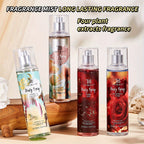 4 Piezas de Perfume Corporal y para Cabello - Crean un Encanto Irresistible, Fragancia Duradera para Todas las Estaciones, Ideal para el Día a Día, Citas o Ocasiones Especiales