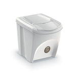 Set de 4 cubos de basura KEDEN SORTIBOX papelera reciclaje volumen 4x25L