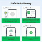 Tarjeta ESIM EIOTCLUB para Smartphones Android, Descargas Ilimitadas, Perfiles y Datos en 33 Países de la UE y Más de 200 Países Mundialmente (Tarjeta Física)