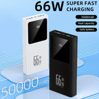 Batería externa | Batería Externa Portátil de 50000mAh, Carga Rápida Bidireccional, Batería de Respaldo de Energía de Emergencia para Exteriores