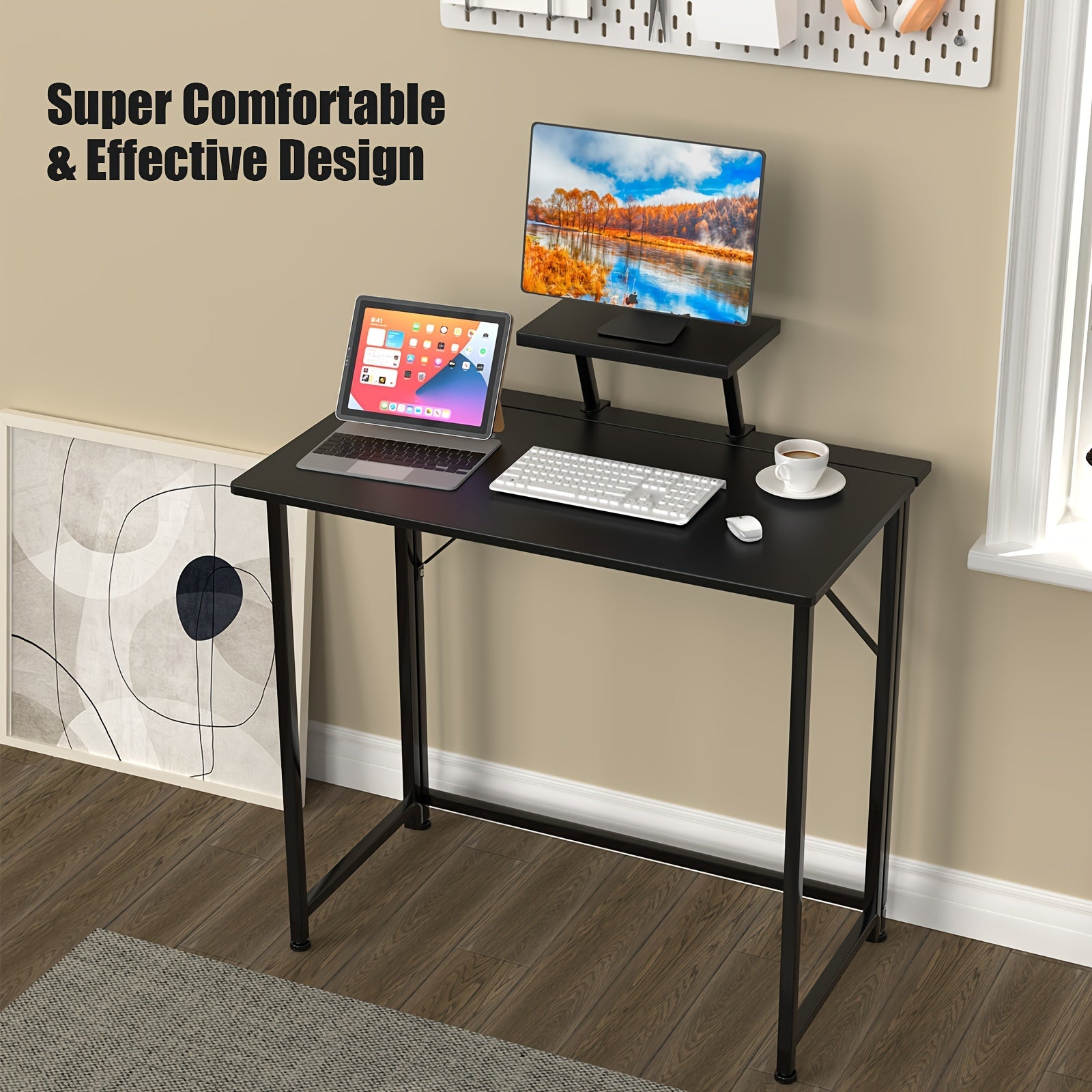 Mesa plegable y ajustable para portátil para oficina en casa y estudio
