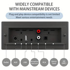 Sistema de megafonía portátil Active Powered Column Line Array, altavoz sin varillas con subwoofer, sistema de sonido de altavoz TWS, altavoz de audio sin varillas tipo división con mezclador de 3 canales, altavoces inalámbricos potentes y ruidosos, luces