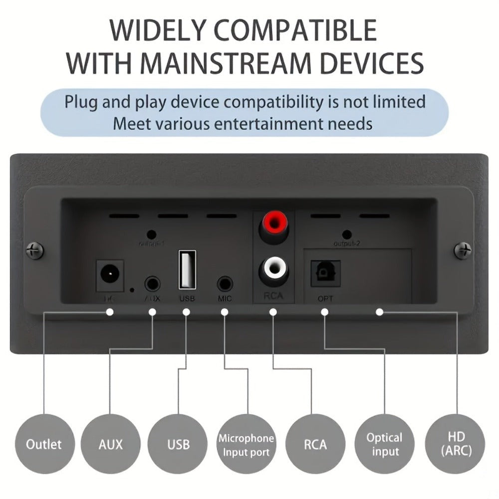 Sistema de megafonía portátil Active Powered Column Line Array, altavoz sin varillas con subwoofer, sistema de sonido de altavoz TWS, altavoz de audio sin varillas tipo división con mezclador de 3 canales, altavoces inalámbricos potentes y ruidosos, luces