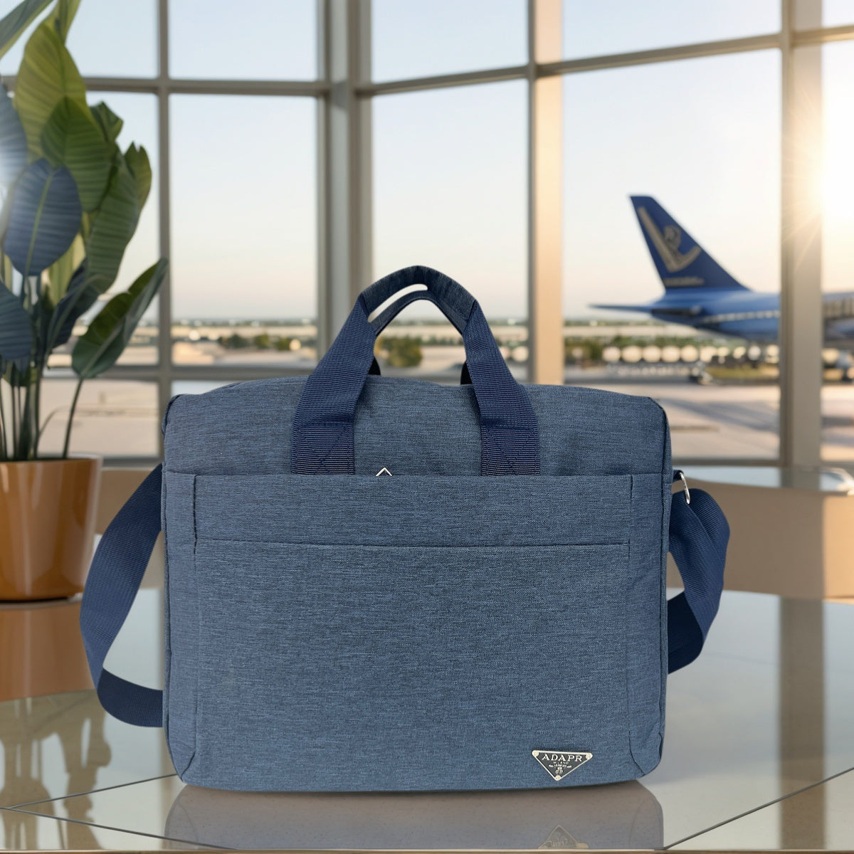 Bolso Bandolera Hombre Oficina 33x28cm con Correa Ajustable, Maletín Ligero para Portátil o Tablet, 4 Colores Disponibles