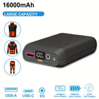 Power bank para carga durante viajes y uso diario | 16000mAh y 22.5W