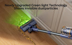 Laresar V11 Aspiradora Inalámbrica 650W/46Kpa 90Mins de Autonomía Aspiradoras de Mano con Base de Carga, Aspiradora Autónoma con Pantalla Táctil, Aspiradora 6 en 1 para Alfombras, Pisos Duros y Pelo de Mascotas