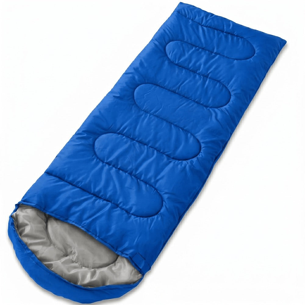 Saco de dormir turístico con capucha 210x75 cm, bivouac ligero. Saco de dormir de camping impermeable para verano y estaciones de transición. Relleno sintético hipoalergénico. Saco de dormir momia compacto para mochileros. Cremallera segura. Cordón en la