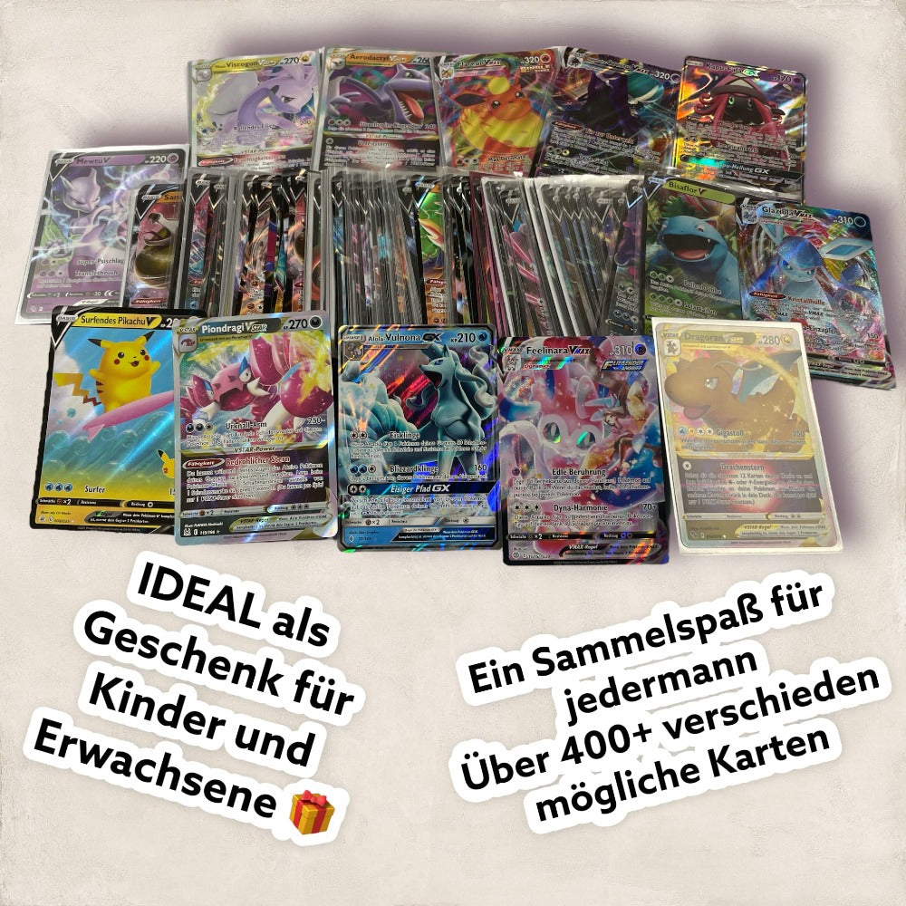 Pokémon Original 3 Tarjetas V Diferentes ALEMANAS, Incluyendo V, VMAX, VSTAR o GX Tarjetas Raras, GARANTIZADAS de Conjuntos Actuales