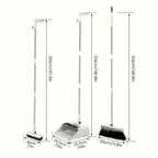 Kit de limpieza 3 en 1 para el hogar: Escoba de cerdas suaves, recogedor y juego de cepillos - Anti-pegajoso para el pelo, ideal para el hogar, la oficina, la escuela, el dormitorio - Regalo perfecto de Navidad, cepillo de limpieza, juego de escoba y reco