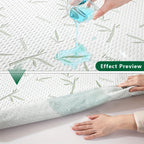 1 protector de colchón de aire 3D de bambú ultrasuave e impermeable - Sábana ajustable transpirable y refrescante, cubierta de colchón adecuada para colchones de hasta 30 cm, perfecta para dormitorios, habitaciones de invitados, residencias y apartamentos