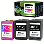 Paquete de cartuchos de impresora 301XL reemplazo para los cartuchos de la impresora HP 301 para HP301 XL 301XL para HP Envy 4500 5530 5534 4504 DeskJet 2540 1510 2544 2549 OfficeJet 4630 4632 2620 2622 (, color)
