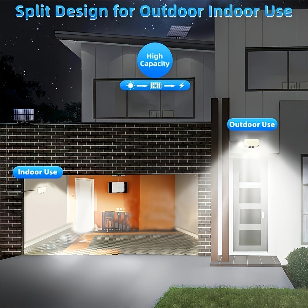 Luces solares LED con sensor de movimiento | Pared, jardín y seguridad exterior