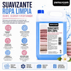 GrupoFamily. Suavizante Azul - Ropa Limpia- Suavizante Concentrado para la Ropa - Frescor intenso y duradero - 217 lavados - 5 litros