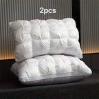 Almohadas de Lujo 74*48 Calidad de Hotel, Soporte Cervical para Sueño Profundo, Núcleo de Almohada Alto para Todas las Estaciones, Diseño Moderno de Almohada | Textura Suave en la Parte Superior, Almohada para Dormir, Almohada Cervical, Lavable a Máquina,
