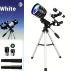 Telescopio Astronómico Profesional de Aumento 99X - Telescopio Monocular Portátil con Gran Apertura de 70 mm, Adecuado para la Educación Científica, Observación de Estrellas y Camping, Regalo Ideal de Navidad y Cumpleaños