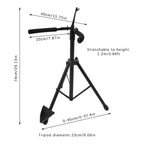 Soporte de Violonchelo Ajustable para Altura - Plegable, Construcción Robusta de Hierro, 74-120cm/29-47in, - Abrazadera Segura y Patas Antideslizantes para Uso en Casa, Estudio, Orquesta, Coro, Equipo de Orquesta, Diseño Moderno, Equipamiento Musical Dura