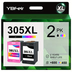 Cartucho de tinta | Cartuchos de tinta 305XL 305 XL compatibles con HP, para HP Deskjet 2700 2710 2720, Deskjet Plus 4110 4120, Envy 6010 6020