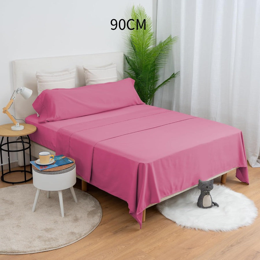 Juego de cama de tres piezas, suave y cómodo, adecuado para todas las estaciones, rosa, azul, rojo rosa, negro, gris, blanco, adecuado para camas de 90 CM, 105 CM, 135 CM, 150 CM, 180 CM