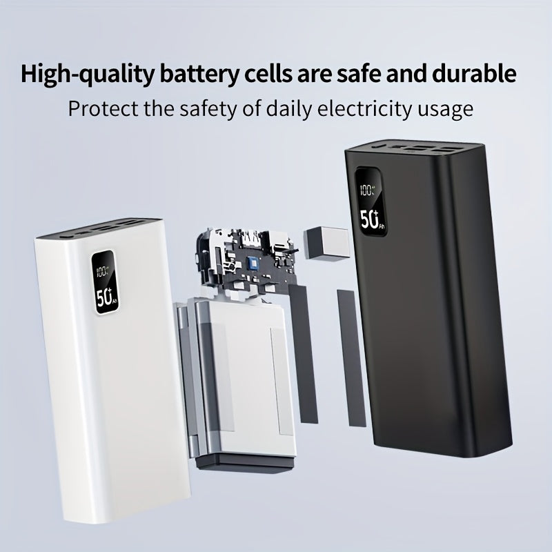 Power bank para carga durante viajes y uso diario | 50000Mah y 5W