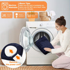 Almohadilla Calentadora XL - 6 Niveles de Calor, Hasta 140 °F, Apagado Automático de 2 Horas, 84Cm X 43Cm 60Cm X 30Cm, Franela Suave, Lavable a Máquina, Almohadilla Calentadora para Cuello, Hombro, Rodilla, Pierna, Regalo para Hombre, Mamá y Papá, Regalo