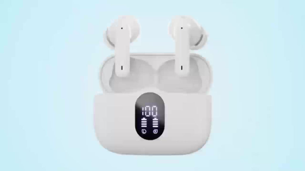 Auriculares Bluetooth | Audífonos Inalámbricos, Auriculares Inalámbricos 5.3 con Sonido Estéreo de Graves, Micrófono con Cancelación de Ruido y