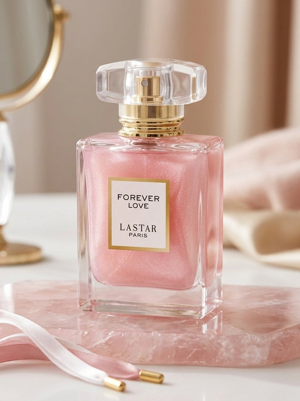 Perfume LASTAR para mujer 55 ml, notas clásicas florales y afrutadas, perfume de larga duración con rosa, jazmín, vainilla y pachulí, frasco rosa, perfume para citas para hombre y mujer, regalo de Halloween/Navidad/festivos