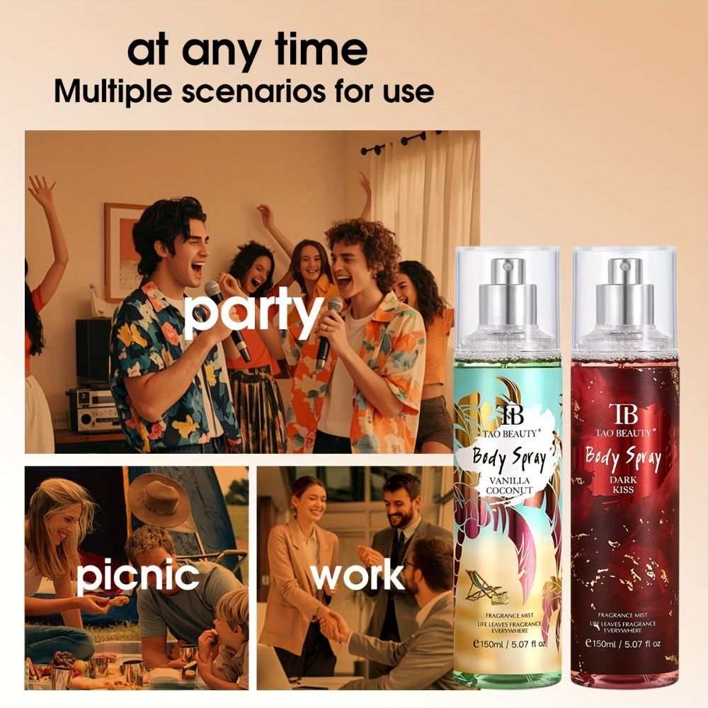4 Piezas de Perfume Corporal y para Cabello - Crean un Encanto Irresistible, Fragancia Duradera para Todas las Estaciones, Ideal para el Día a Día, Citas o Ocasiones Especiales