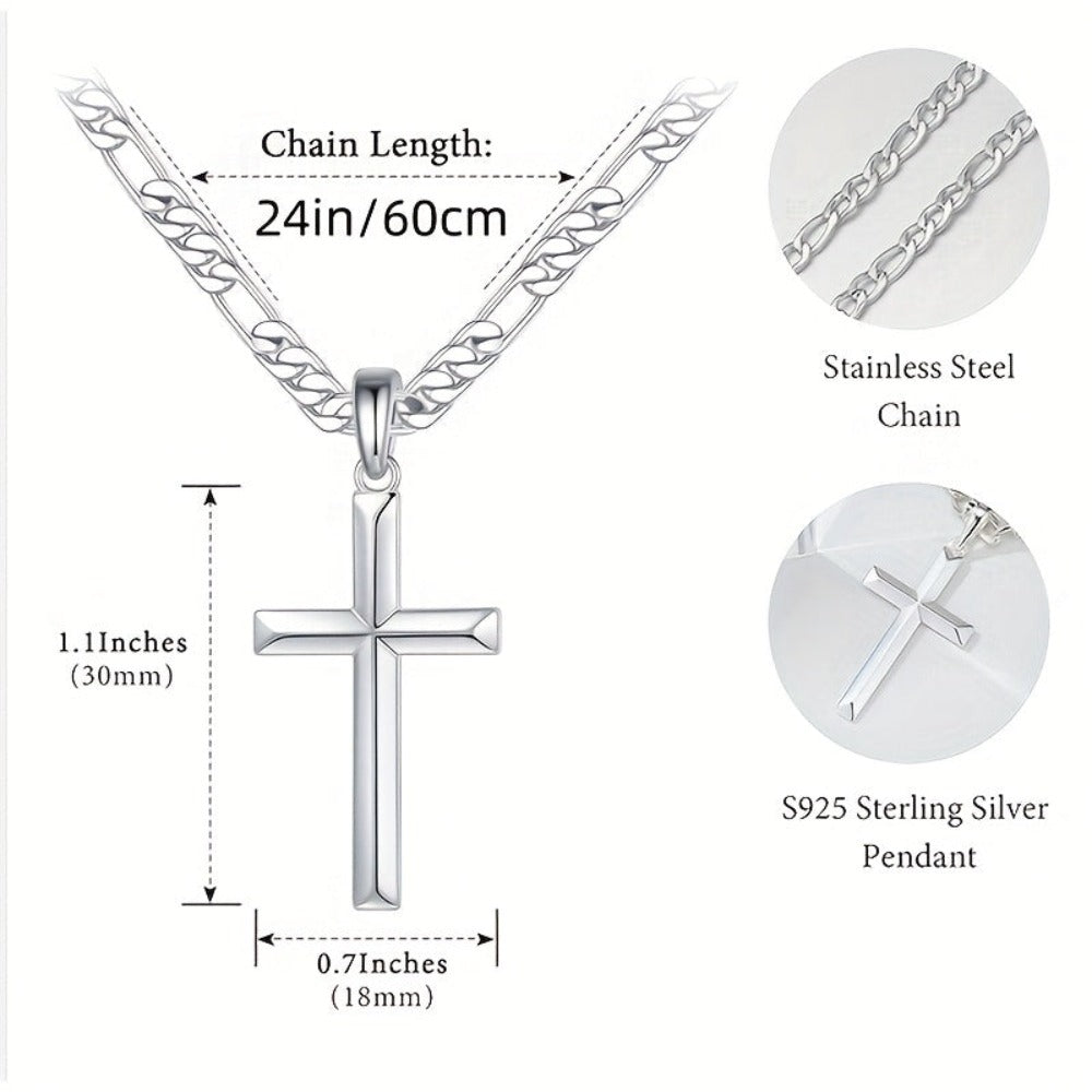 Una cadena plateada brillante hecha de plata 925, perfecta para complementos de mujer. Ideal como regalo para mujeres, ya sea para el Día de San Valentín, madres e hijas, aniversarios o parejas. También es adecuada como regalo para hombres, complementos Y