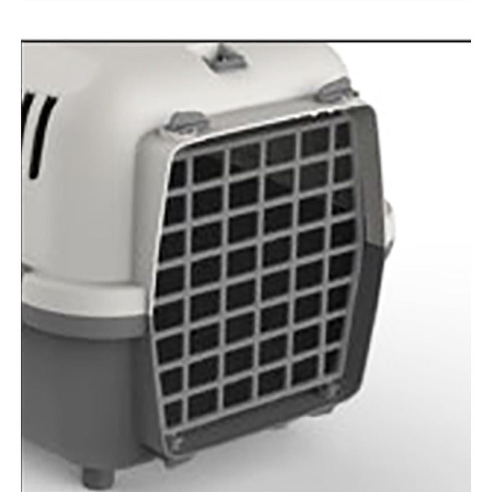 GREATOOL Transportin Gato Perro Pequeño, 48 x 32 x 32cm, Transportin para Gatos Perro Portátil y Transpirable, Mascotas Perros Gatos Accesorios, Transportín de Plástico