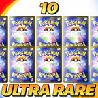 10 Brillantes Cartas Pokémon EX TCG Japonés - Ultra Raro