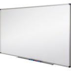 Pizarra Magnética KARAT con Marco de Aluminio - Soporte para Bolígrafos Removible - Resistente a Arañazos y Limpiable con un Paño Seco - Pizarra Magnética para Oficina, Hogar y Escuela - Formato Vertical o Horizontal