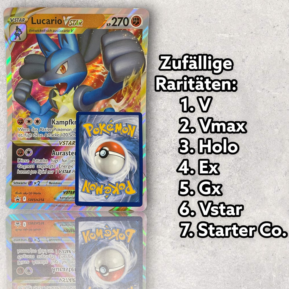 Pokémon XXL Inglés Paquete de 2 Jumbo Sobre Tamaño Aleatorio Raridad V/VMAX/HOLO/EX/GX
