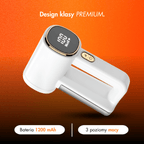 Afeitadora Eléctrica Potente para Ropa, Recortadora para Suéteres, Recargable USB-C, Elimina el Pelusco, Pantalla Digital, Batería de Larga Duración de 1200Mah, Regalo de Vacaciones, Diseño Modernista, Afeita Eficazmente los Materiales, Removedor, Hoja de
