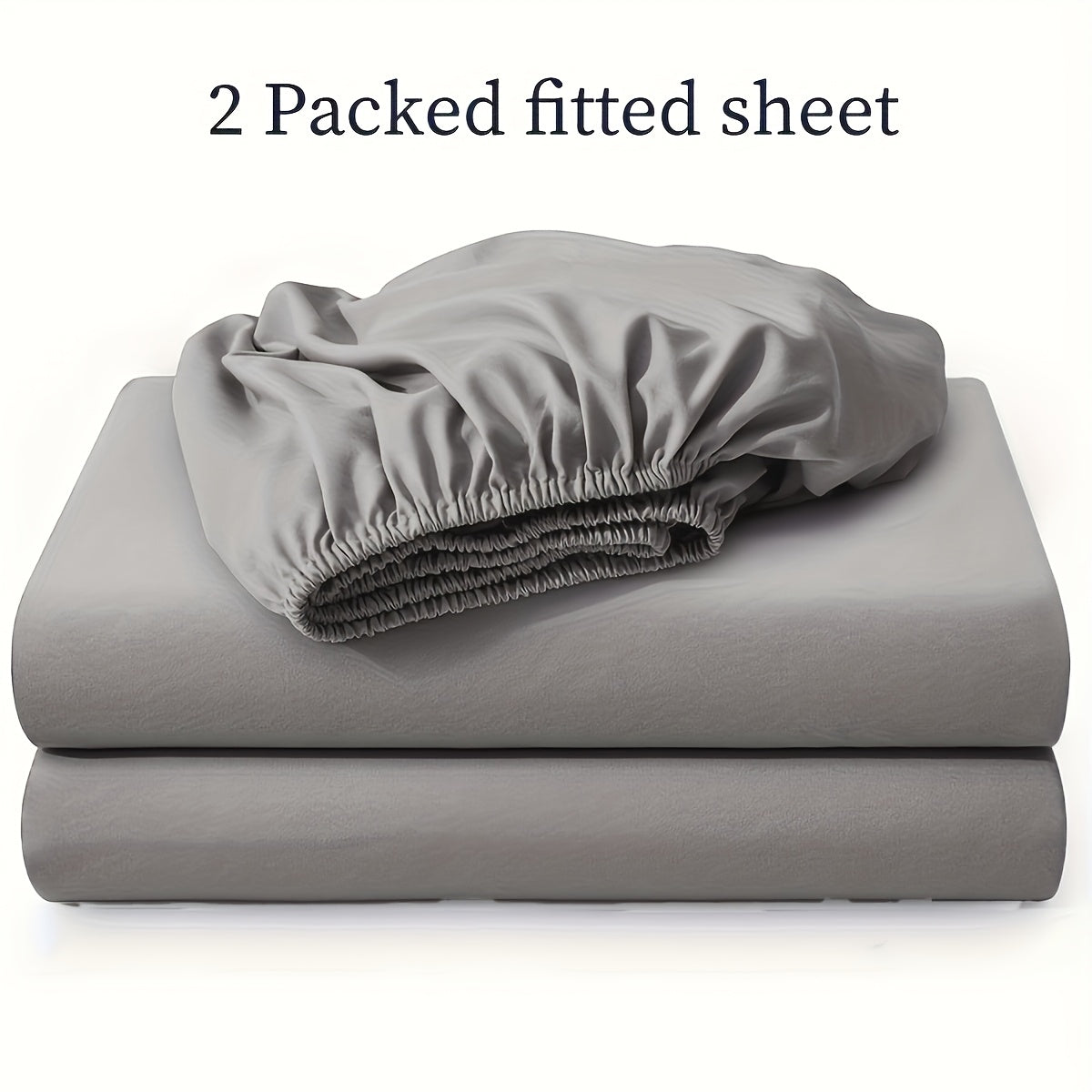 Juego de 2 sábanas bajeras, funda protectora de colchón suave y cómoda, kit de sábanas bajeras transpirable y multifuncional, lavable, apto para dormitorios, habitaciones de invitados, escuelas, utilizable en todas las estaciones, ropa de cama