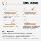 La arena para gatos se aglomera en segundos Arena para gatos para plantas Arena para gatos desodorizante, libre de polvo y sin mezclar Suministros para mascotas fáciles de almacenar