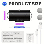 1pc O 2pcs O 4pcs Luz Nocturna con Sensor de Inducción RGB con Cable USB, Batería Grande de 1500Mah, Modo de Luz Constante e Inducción, Utilizada para Interiores, Cocina, Dormitorio, Escaleras, Etc.