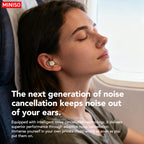 Auriculares Bluetooth | MINISO Auriculares con Traducción AI | Inalámbricos 6.0, Carga Rápida Tipo-C, 60 Horas de Reproducción, Conexión Estable