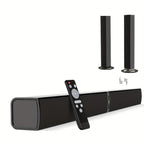 Barra de sonido con subwoofer, barra de sonido para Smart TV, barras de sonido inalámbricas 5.0, graves profundos, sistema de audio para TV con ARC/Opt/AUX para sonido de cine en casa mejorado, altavoz con control remoto por infrarrojos