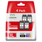 Paquete múltiple de cartuchos de tinta compatibles para impresora Canon 545XL 546XL, 1/2/3/4 unidades, cartuchos PG 545XL CL 546XL, cartuchos de tinta para impresora Canon 545 546 XL para MG2450 MG2550 MG2950 MG2550s TR4550 TR4551 TR4650 TS3350 TS3450, co