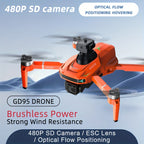 GD95 Doble Batería de Larga Duración, Doble Cámara 480P HD, Grabación, Volteretas de 360°, Mantenimiento Preciso de Altitud, Excelente Dron Aéreo - ¡Primera Opción para el Regalo de Navidad y Cumpleaños de Novio!