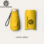 Paraguas plegable compacto de 1 pieza, disponible en 11 colores, paraguas de viaje, paraguas portátil ligero, miniparaguas de sol de moda para hombre, paraguas de viaje de bolsillo, regalo para mujer