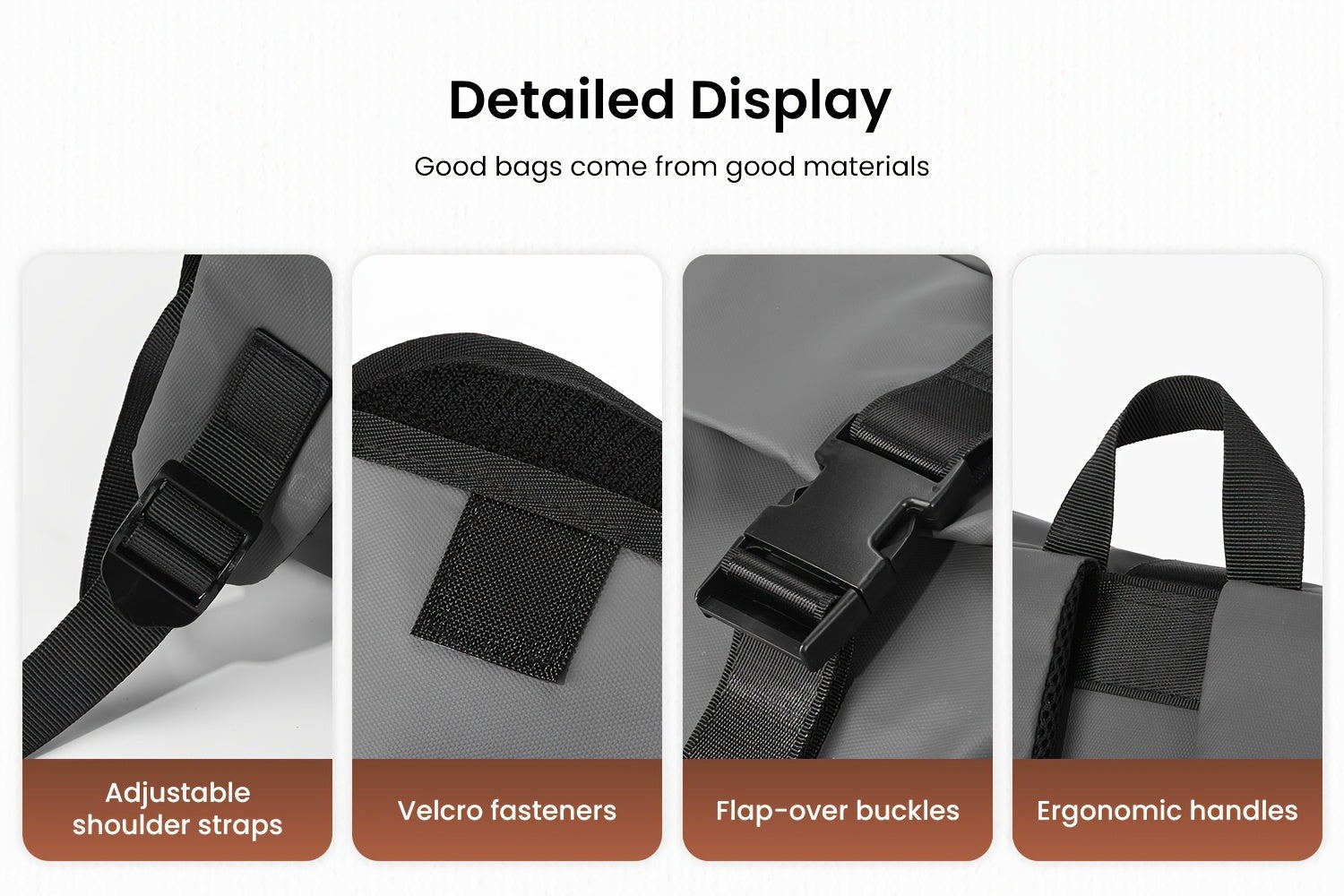Mochila de viaje de moda para mujer y hombre, mochila escolar universitaria ligera con parte superior enrollable, con cremallera antirrobo, mochila sencilla de día para deportes y viajes al aire libre