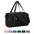 Nueva bolsa de equipaje plegable debajo del asiento 2026 18X14X8 para aerolíneas | Ligera, transportable y con bolsillo húmedo, duradera y portátil - Artículos esenciales de viaje para mujeres/hombres