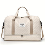 Bolso de Fitness Moda Exterior Corto Bolso de Viaje para Mujer Bolso de Equipaje Plegable de Ocio y Moda de Gran Capacidad para Viajes de Negocios Portátil