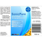 HERRLAN® SonicPure Concentrado de Limpieza Ultrasónica 1000 ml - Concentrado Líquido para Limpiadores Ultrasónicos y Estuche de Gafas - Hecho en Alemania
