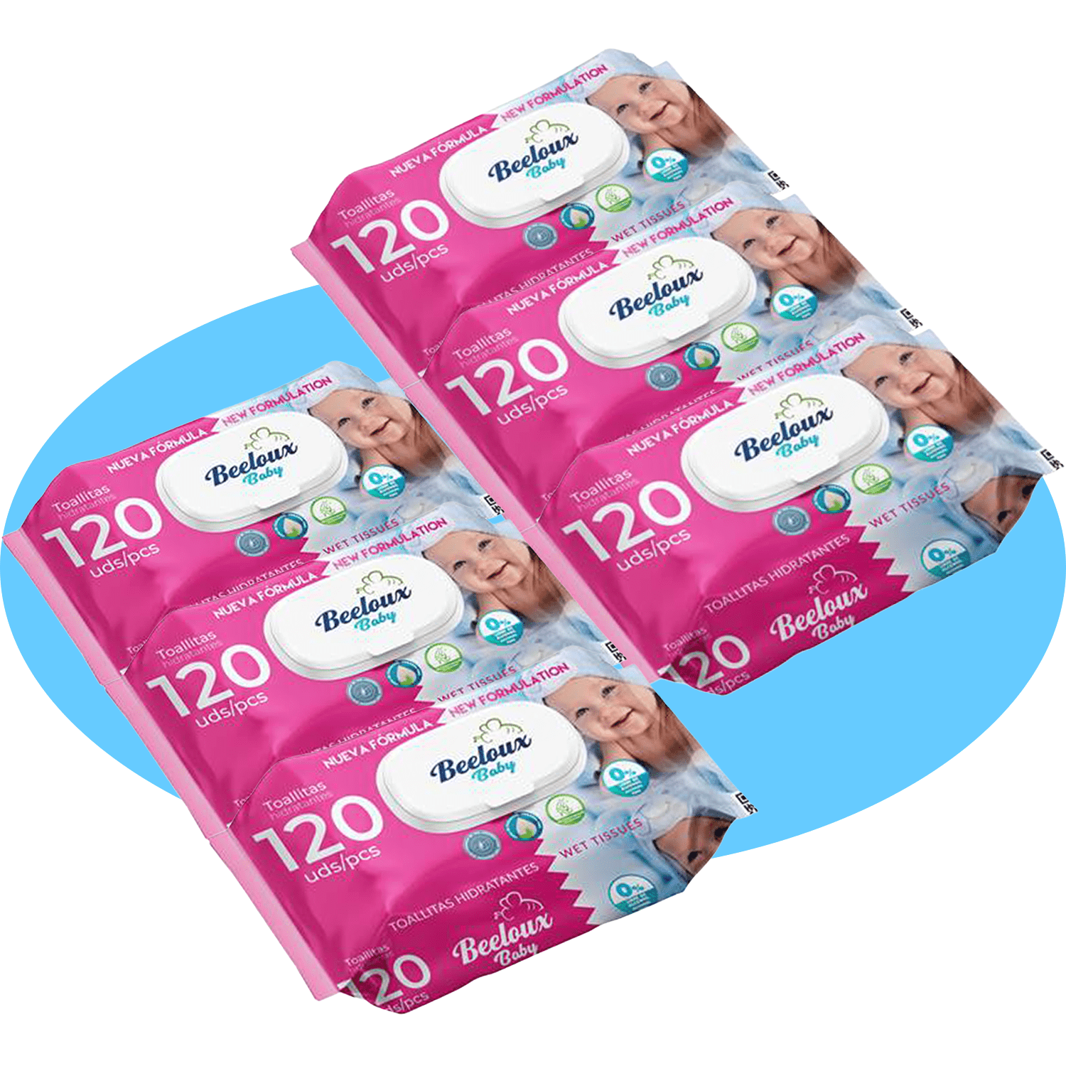 Toallitas Húmedas, Cuidado e Hidratación Profunda, Fibras Ultrasuaves ideales para Piel Sensible, Perfume Fresco, Packs de 3/6/9/12 Unidades, 360/720/1080/1440 Toallitas - Bestline